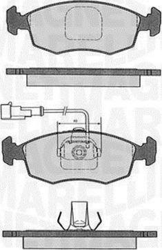 Magneti Marelli 363916060232 - Гальмівні колодки, дискові гальма autozip.com.ua