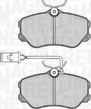 Magneti Marelli 363916060226 - Гальмівні колодки, дискові гальма autozip.com.ua