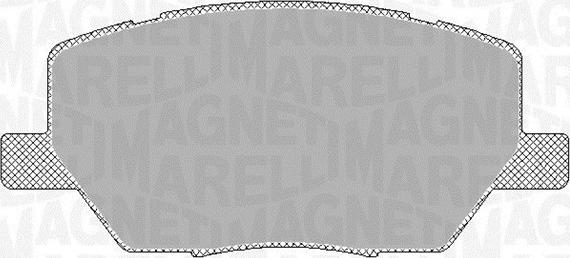Magneti Marelli 363916060793 - Гальмівні колодки, дискові гальма autozip.com.ua