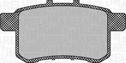Magneti Marelli 363916060703 - Гальмівні колодки, дискові гальма autozip.com.ua