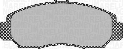 Magneti Marelli 363916060702 - Гальмівні колодки, дискові гальма autozip.com.ua