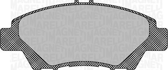 Magneti Marelli 363916060707 - Гальмівні колодки, дискові гальма autozip.com.ua