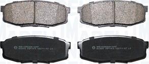 Magneti Marelli 363916061032 - Гальмівні колодки, дискові гальма autozip.com.ua