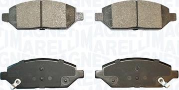 Magneti Marelli 363916061107 - Гальмівні колодки, дискові гальма autozip.com.ua