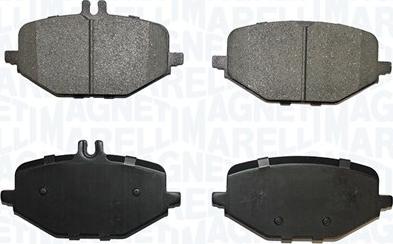 Magneti Marelli 363916061258 - Гальмівні колодки, дискові гальма autozip.com.ua