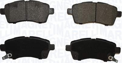 Magneti Marelli 363916061262 - Гальмівні колодки, дискові гальма autozip.com.ua