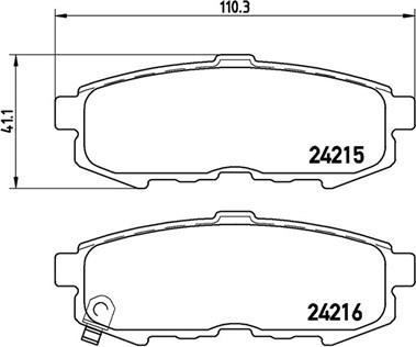 Magneti Marelli 363700449042 - Гальмівні колодки, дискові гальма autozip.com.ua