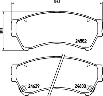 Magneti Marelli 363700449039 - Гальмівні колодки, дискові гальма autozip.com.ua