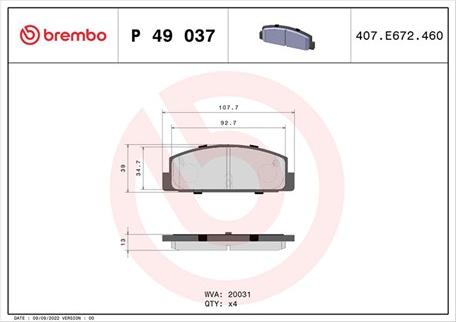 Magneti Marelli 363700449037 - Гальмівні колодки, дискові гальма autozip.com.ua