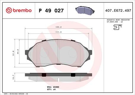 Magneti Marelli 363700449027 - Гальмівні колодки, дискові гальма autozip.com.ua