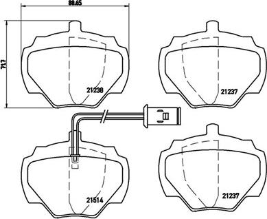 Magneti Marelli 363700444003 - Гальмівні колодки, дискові гальма autozip.com.ua