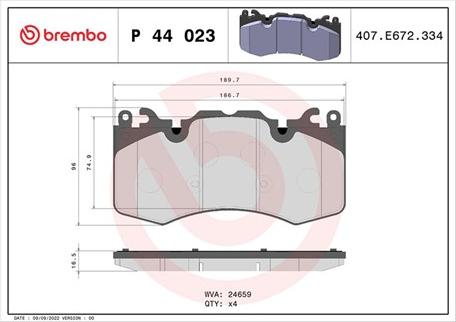 Magneti Marelli 363700444023 - Гальмівні колодки, дискові гальма autozip.com.ua