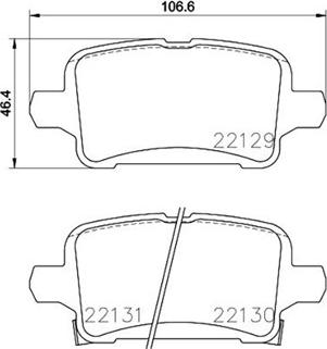 Magneti Marelli 363700459090 - Гальмівні колодки, дискові гальма autozip.com.ua