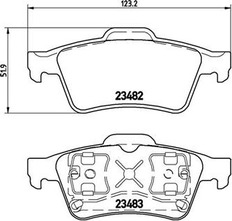 Magneti Marelli 363700459044 - Гальмівні колодки, дискові гальма autozip.com.ua