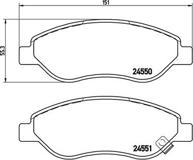 Magneti Marelli 363700459053 - Гальмівні колодки, дискові гальма autozip.com.ua