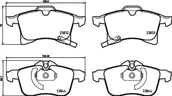 Magneti Marelli 363700459089 - Гальмівні колодки, дискові гальма autozip.com.ua