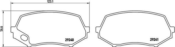 Magneti Marelli 363700454044 - Гальмівні колодки, дискові гальма autozip.com.ua