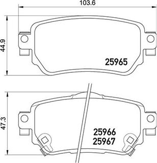 Magneti Marelli 363700456098 - Гальмівні колодки, дискові гальма autozip.com.ua