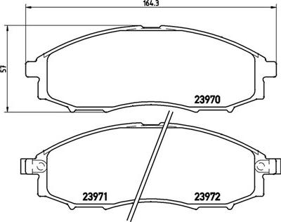 Magneti Marelli 363700456049 - Гальмівні колодки, дискові гальма autozip.com.ua