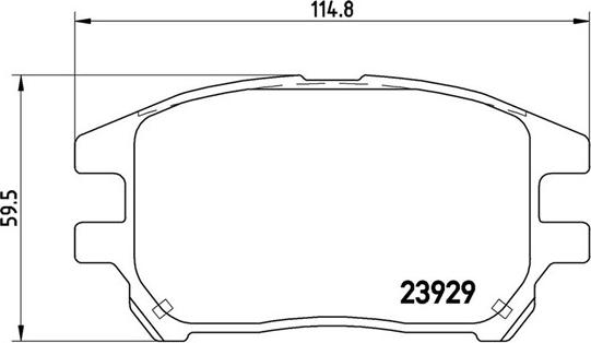 Magneti Marelli 363700456050 - Гальмівні колодки, дискові гальма autozip.com.ua