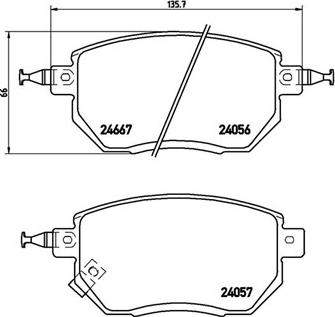 Magneti Marelli 363700456051 - Гальмівні колодки, дискові гальма autozip.com.ua