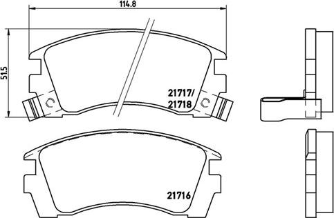 Magneti Marelli 363700456064 - Гальмівні колодки, дискові гальма autozip.com.ua