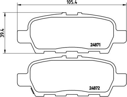 Magneti Marelli 363700456068 - Гальмівні колодки, дискові гальма autozip.com.ua