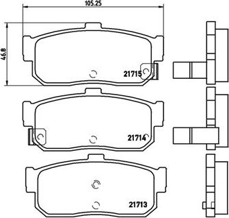 Magneti Marelli 363700456029 - Гальмівні колодки, дискові гальма autozip.com.ua