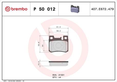 Magneti Marelli 363700450012 - Гальмівні колодки, дискові гальма autozip.com.ua