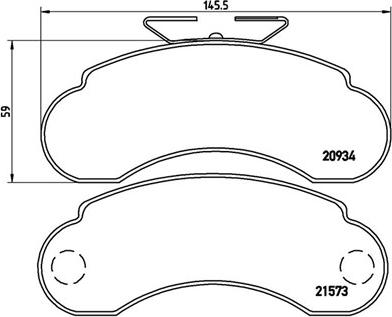 Magneti Marelli 363700450021 - Гальмівні колодки, дискові гальма autozip.com.ua