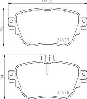 Magneti Marelli 363700450136 - Гальмівні колодки, дискові гальма autozip.com.ua