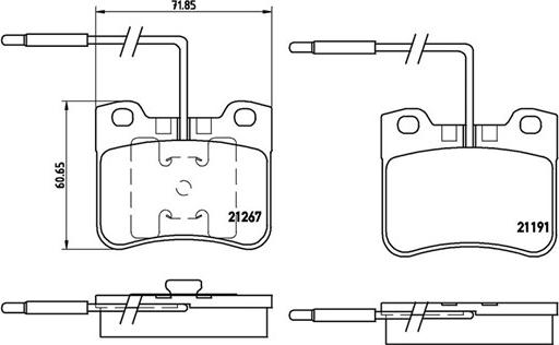 Magneti Marelli 363700461047 - Гальмівні колодки, дискові гальма autozip.com.ua