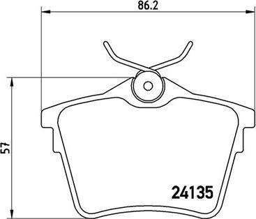 Magneti Marelli 363700461079 - Гальмівні колодки, дискові гальма autozip.com.ua