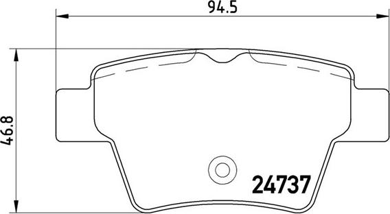 Magneti Marelli 363700461100 - Гальмівні колодки, дискові гальма autozip.com.ua