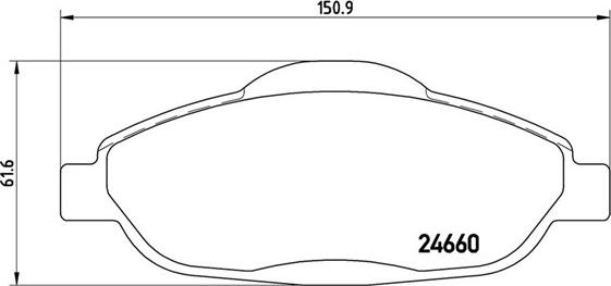 Magneti Marelli 363700461101 - Гальмівні колодки, дискові гальма autozip.com.ua