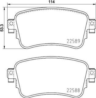 Magneti Marelli 363700461133 - Гальмівні колодки, дискові гальма autozip.com.ua