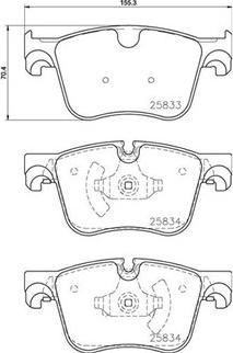 Magneti Marelli 363700461127 - Гальмівні колодки, дискові гальма autozip.com.ua