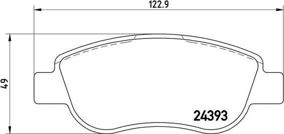 Magneti Marelli 363700468049 - Гальмівні колодки, дискові гальма autozip.com.ua