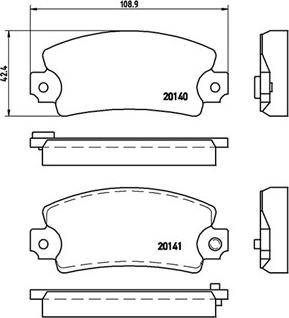 Magneti Marelli 363700468004 - Гальмівні колодки, дискові гальма autozip.com.ua