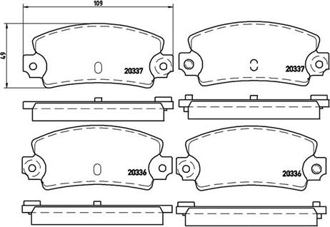 Magneti Marelli 363700468002 - Гальмівні колодки, дискові гальма autozip.com.ua