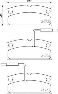 Magneti Marelli 363700462001 - Гальмівні колодки, дискові гальма autozip.com.ua