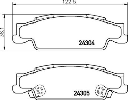 Magneti Marelli 363700409007 - Гальмівні колодки, дискові гальма autozip.com.ua