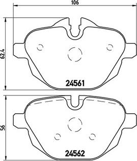 Magneti Marelli 363700406064 - Гальмівні колодки, дискові гальма autozip.com.ua