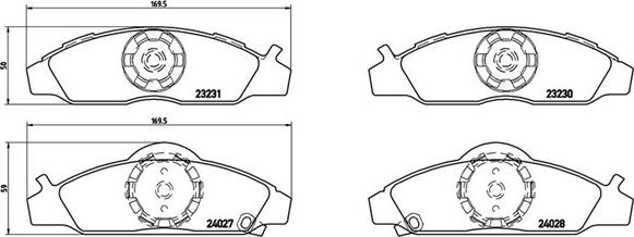 Magneti Marelli 363700415008 - Гальмівні колодки, дискові гальма autozip.com.ua