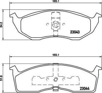 Magneti Marelli 363700411008 - Гальмівні колодки, дискові гальма autozip.com.ua