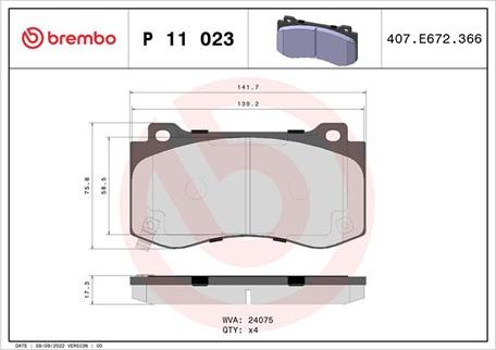 Magneti Marelli 363700411023 - Гальмівні колодки, дискові гальма autozip.com.ua