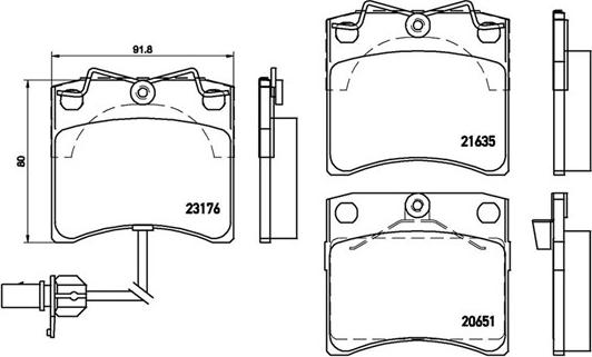 Magneti Marelli 363700485048 - Гальмівні колодки, дискові гальма autozip.com.ua