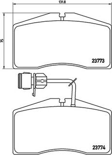 Magneti Marelli 363700485053 - Гальмівні колодки, дискові гальма autozip.com.ua