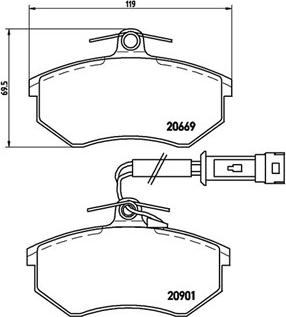 Magneti Marelli 363700485016 - Гальмівні колодки, дискові гальма autozip.com.ua