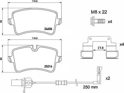 Magneti Marelli 363700485157 - Гальмівні колодки, дискові гальма autozip.com.ua